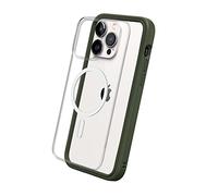 RhinoShield Coque modulaire Mod NX Compatible avec MagSafe pour [iPhone 14 Pro Max] | Force magnétique supérieure, Personnalisable. Absorbe Les impacts des Chutes de 3.5 mètres - Vert Kaki