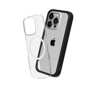 RhinoShield Coque modulaire Mod NX Compatible avec MagSafe pour [iPhone 15 Pro Max] | Force magnétique supérieure, Personnalisable. Absorbe Les impacts des Chutes de 3,5 mètres - Noir