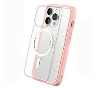 RHINOSHIELD Coque modulaire Mod NX Compatible avec MagSafe pour [iPhone 13 Pro] Force magnétique supérieure, Personnalisable. Absorbe Les impacts des Chutes de 3.5 mètres - Rose Poudré