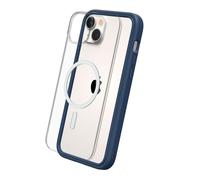 RhinoShield Mod NX - Coque de protection pour téléphone portable - compatibilité avec MagSafe - acrylique, TPE, aimant au néodyme - bleu marine -