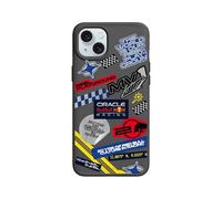 RhinoShield Coque pour [iPhone 15 Plus] | SolidX - Coque renforcée avec Absorption des Chocs, Fine et Minimaliste, Protection aux Standards Militaires - Noir [Oracle Red Bull Racing/ORBR - Stickers]