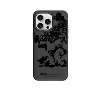 RhinoShield Coque pour [iPhone 15 Pro Max] | SolidX - Coque renforcée avec Absorption des Chocs Design Fin Protection Contre Les Chutes de 3,5 m - Noir [One Piece/Gear 4th Snakeman B&W]