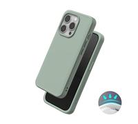 RhinoShield Coque pour [iPhone 15 Pro] | SolidX - Coque renforcée avec Absorption des Chocs Design Fin Protection Contre Les Chutes de 3,5 m - Vert Sauge
