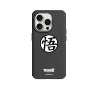 RhinoShield Coque pour [iPhone 15 Pro] | SolidX - Coque renforcée avec Absorption des Chocs Design Fin Protection Contre Les Chutes de 3,5 m - Noir [Dragon Ball Z/Go Symbol]