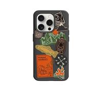 RhinoShield Coque pour [iPhone 15 Pro] | SolidX - Coque renforcée avec Absorption des Chocs Design Fin Protection Contre Les Chutes de 3,5 m - Noir [Go Wild]