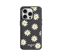 RhinoShield Coque pour [iPhone 15 Pro] | SolidX - Coque renforcée avec Absorption des Chocs, Fine et Minimaliste, Protection aux Standards Militaires - Noir [Knock Knock A2Z / How Your Daisy]