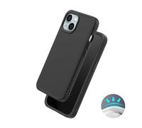 RhinoShield Coque pour [iPhone 15] | SolidX - Coque renforcée avec Absorption des Chocs Design Fin Protection Contre Les Chutes de 3,5 m - Noir