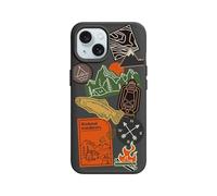 RhinoShield Coque pour [iPhone 15] | SolidX - Coque renforcée avec Absorption des Chocs Design Fin Protection Contre Les Chutes de 3,5 m - Noir [Go Wild]