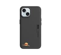 RhinoShield Coque pour [iPhone 15] | SolidX - Coque renforcée avec Absorption des Chocs Design Fin Protection Contre Les Chutes de 3,5 m - Noir [One Piece/Straw Hat]