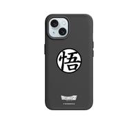 RhinoShield Coque pour [iPhone 15] | SolidX - Coque renforcée avec Absorption des Chocs Design Fin Protection Contre Les Chutes de 3,5 m - Noir [Dragon Ball Z/Go Symbol]