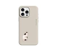RhinoShield Coque pour [iPhone 16 Pro Max] | SolidX - Coque renforcée avec Absorption des Chocs, Fine et Minimaliste, Protection Contre Les Chutes aux Standards Militaires - Beige[Cats of Japan I]