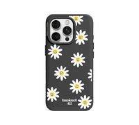 RhinoShield Coque pour [iPhone 16 Pro] | SolidX - Coque renforcée avec Absorption des Chocs, Fine et Minimaliste, Protection aux Standards Militaires - Noir [Knock Knock A2Z / How Your Daisy]