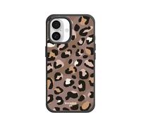 RhinoShield Coque pour [iPhone 16] | SolidX - Coque renforcée avec Absorption des Chocs, Fine et Minimaliste, Protection aux Standards Militaires - Noir [Knock Knock A2Z / Lazy Leopard]