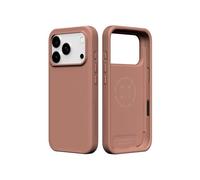 RhinoShield Coque pour [iPhone 17 Pro] | SolidX - Coque renforcée avec Absorption des Chocs, Fine et Minimaliste, Protection Contre Les Chutes aux Standards Militaires - Argile Rose