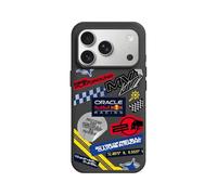 RhinoShield Coque pour [iPhone 17 Pro] | SolidX - Coque renforcée avec Absorption des Chocs, Fine et Minimaliste, Protection aux Standards Militaires - Noir [Oracle Red Bull Racing/ORBR - Stickers]