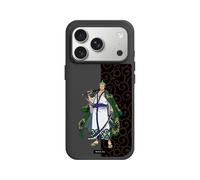 RhinoShield Coque pour [iPhone 17 Pro] | SolidX - Coque renforcée avec Absorption des Chocs, Protection Contre Les Chutes aux Standards Militaires - Noir [One Piece/Zoro - Land of Wano Style]