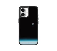 RhinoShield Coque pour [iPhone 17] | SolidX - Coque renforcée avec Absorption des Chocs, Fine et Minimaliste, Protection Contre Les Chutes aux Standards Militaires - Noir [Waxing Gibbous Moon]