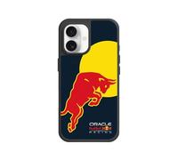 RhinoShield Coque pour [iPhone 17] | SolidX - Coque renforcée avec Absorption des Chocs, Fine et Minimaliste, Protection aux Standards Militaires - Noir [Oracle Red Bull Racing/Jumping Bull]