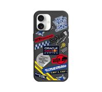 RhinoShield Coque pour [iPhone 17] | SolidX - Coque renforcée avec Absorption des Chocs, Fine et Minimaliste, Protection aux Standards Militaires - Noir [Oracle Red Bull Racing/ORBR - Stickers]