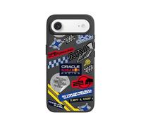RhinoShield Coque pour [iPhone Air] | SolidX - Coque renforcée avec Absorption des Chocs, Fine et Minimaliste, Protection aux Standards Militaires - Noir [Oracle Red Bull Racing/ORBR - Stickers]