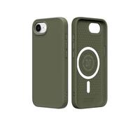 RhinoShield Coque Compatible avec [iPhone 16e] | SolidSuit Compatible avec Magsafe - Coque Fine avec Technologie d'absorption des Chocs et Finition Premium Mate - Vert algue