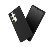 RhinoShield Coque Compatible avec [Galaxy S23 Ultra] | SolidSuit - Coque Fine avec Technologie d'absorption des Chocs et Finition Premium Matte - Noir Classic