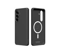 RhinoShield Coque SolidX avec MagSafe pour Galaxy S25 FE | Fixation magnétique renforcée, dépasse les normes militaires, absorption des chocs, coins protégés, fine et légère