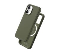 RhinoShield Coque Compatible avec MagSafe pour [iPhone 16 Pro Max] | SolidX - Coque renforcée avec Absorption des Chocs Design Fin Protection Contre Les Chutes de 3,5 m - Vert algue