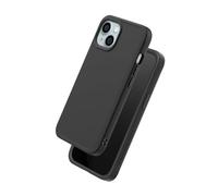 RhinoShield Coque pour [iPhone 15 Plus] | SolidX - Coque renforcée avec Absorption des Chocs Design Fin Protection Contre Les Chutes de 3,5 m - Noir