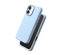 RhinoShield Coque pour [iPhone 16 Plus] | SolidX - Coque renforcée avec Absorption des Chocs Design Fin Protection Contre Les Chutes de 3, m - Gris Argent