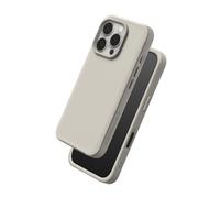 RhinoShield Coque pour [iPhone 16 Pro] | SolidX - Coque renforcée avec Absorption des Chocs Design Fin Protection Contre Les Chutes de 3,5 m - Beige Coquillage