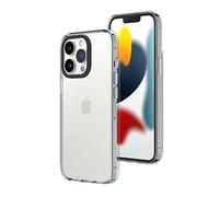 RhinoShield Crystal Clear Compatible avec [iPhone 13 Pro Max] | Résiste au jaunissement, Haute Transparence, Coque de Protection Personnalisable Clear - Contour objectifs Photo Noir