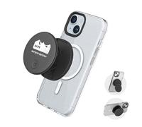 RHINOSHIELD Grip O Compatible MagSafe | Grip avec Support Repliable pour Coque de téléphone MagSafe, Mode Portrait et Paysage, Support de téléphone, Accessoire pour Smartphone - Alps