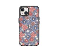 RhinoShield JellyTint Coque de Protection Transparente Compatible MagSafe pour [iPhone 13/14] | Force magnétique supérieure, dépasse Normes Militaires de Chute, Anti-Chocs - Noir [Motifs Liberty]