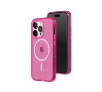 RhinoShield JellyTint Coque de Protection Transparente Compatible MagSafe pour[iPhone 14 Pro Max] Force magnétique supérieure,dépasse Normes Militaires de Chute,Anti-Rayures et Anti-Chocs-Rose Cerise