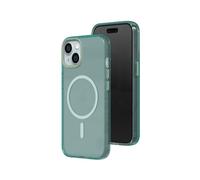 RhinoShield JellyTint Coque de Protection Transparente Compatible MagSafe pour [iPhone 15 Plus]| Force magnétique supérieure, dépasse Normes Militaires de Chute, Anti-Rayures et Anti-Chocs-Vert Fumé