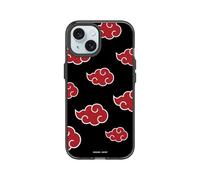 RhinoShield JellyTint Coque de Protection Transparente de Couleur Compatible avec [iPhone 15] | Dépasse Les Normes Militaires de Chute, Antichoc - Noir [Naruto/Logo - Akatsuki]