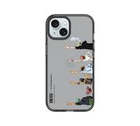 RhinoShield JellyTint Coque de Protection Transparente de Couleur Compatible avec [iPhone 15] | Dépasse Les Normes Militaires de Chute, Antichoc - Noir [One Piece/X Mark of Friendship Colored]