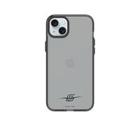 RhinoShield JellyTint Coque de Protection Transparente de Couleur Compatible avec [iPhone 15 Plus] Dépasse Les Normes Militaires de Chute, Antichoc-Noir[Naruto/Logo - Déserteur Konoha]
