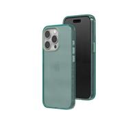 RhinoShield JellyTint Coque de Protection Transparente de Couleur Compatible avec [iPhone 15 Pro]|Dépasse Les Normes Militaires de Chute, résistant aux Rayures, Antichoc, Couleurs Tendance-Vert Fumé
