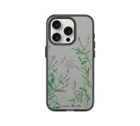 RhinoShield JellyTint Coque de Protection Transparente de Couleur Compatible avec [iPhone 15 Pro] | Dépasse Les Normes Militaires de Chute, résistant aux Rayures, Antichoc - Noir [Verbena]