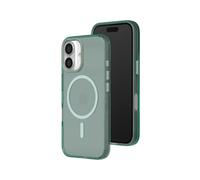 RhinoShield JellyTint Coque Transparente Compatible MagSafe pour [iPhone 16 Plus] | Force magnétique supérieure, résistante aux Rayures, Antichoc, découpe Bouton contrôle caméra - Vert Fumé