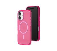 RhinoShield JellyTint Coque Transparente Compatible MagSafe pour [iPhone 16 Plus] | Force magnétique supérieure, résistante aux Rayures, Antichoc, découpe Bouton contrôle caméra - Rose Cerise