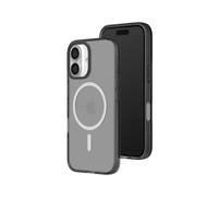 RhinoShield JellyTint Coque Transparente Compatible MagSafe pour [iPhone 16 Plus] | Force magnétique supérieure, résistante aux Rayures, Antichoc, découpe Bouton contrôle caméra - Noir Quartz