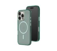 RhinoShield JellyTint Coque Transparente Compatible MagSafe pour [iPhone 16 Pro Max] | Force magnétique supérieure, résistante aux Rayures, Antichoc, découpe Bouton contrôle caméra - Vert Fumé