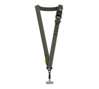 RhinoShield Sangle de téléphone Boucle magnétique avec système d'attache ultra-rapide, boucles supplémentaires pour accrocher des accessoires(Adaptateur pour lanière de téléphone inclus) - Vert Khaki