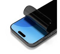 RhinoShield Protection d'écran PRO anti-espion compatible avec [iPhone 16 Pro] | Résistance renforcée contre les chocs, les rayures, anti-statique, anti-lumière bleue, outil d'installation inclus.