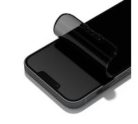 RHINOSHIELD Protection d'écran PRO anti-espion compatible avec[iPhone 16e/14/13 Pro/13]Résistance renforcée contre les chocs,les rayures,anti-statique, anti-lumière bleue, outil d'installation inclus.
