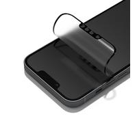 RhinoShield Protection d'écran PRO matte compatible avec [iPhone 14/13 Pro / 13] | Résistance renforcée contre les chocs, les rayures, anti-statique, anti-lumière bleue, outil d'installation inclus.