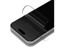 RhinoShield Protection d'écran PRO transparente compatible avec [iPhone 15 Pro] | Résistance renforcée contre les chocs, les rayures, anti-statique, anti-lumière bleue, outil d'installation inclus.
